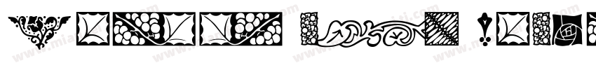 Arts and Crafts Ornaments Two字体转换